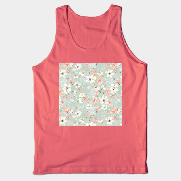 Peaches and Cream Tank Top by katherinequinnillustration